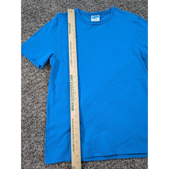 Champion Heritage Heavyweight T Shirt Blue Size Medium Men's Short Sleeve - Picture 5 of 9